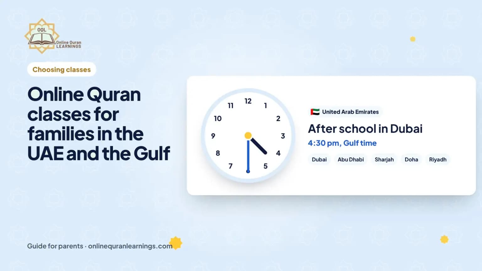 Online Quran classes for families in the UAE and the Gulf: a guide for parents from Online Quran Learnings