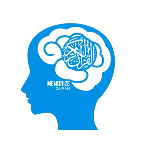 temp "Diverse group of adults and children with covered heads and blank faces, engaged in online Quran memorization class, using books, laptops, and tablets, with subtle Islamic patterns in a serene setting."